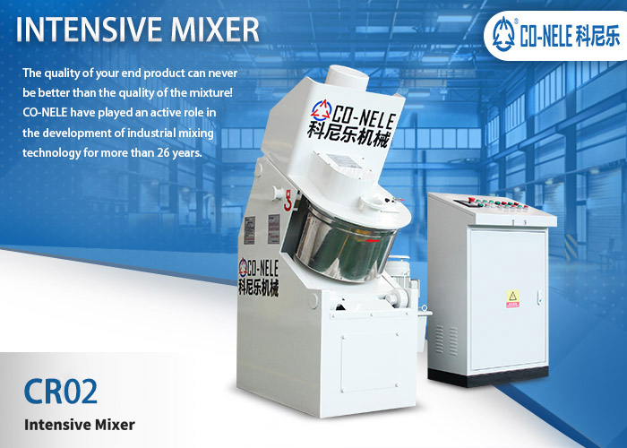 CR02 Intensivmischer zum Granulieren von Keramikpulver